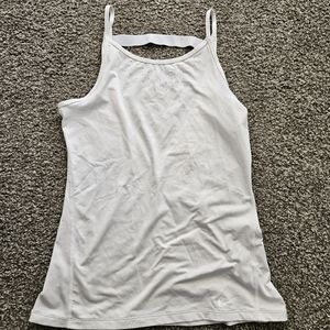 Nike strappy tank top white small
